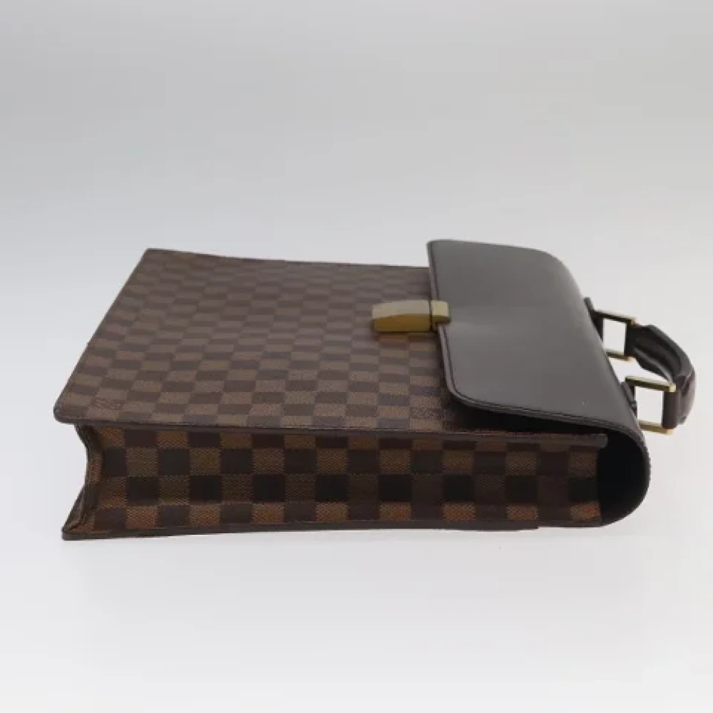 Louis Vuitton Vintage Pre-owned Canvas briefcases Brown Dames