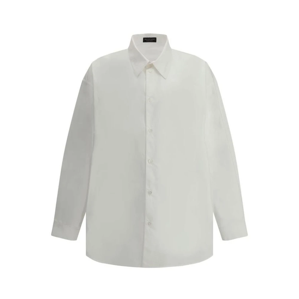Balenciaga Minimal Katoenen Overhemd Model 617527 White Heren