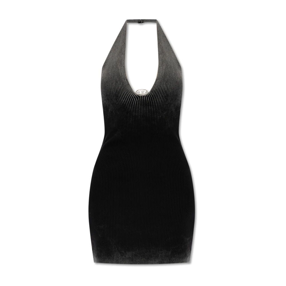 Diesel Gestreepte jurk `M-Larisa` Black Dames