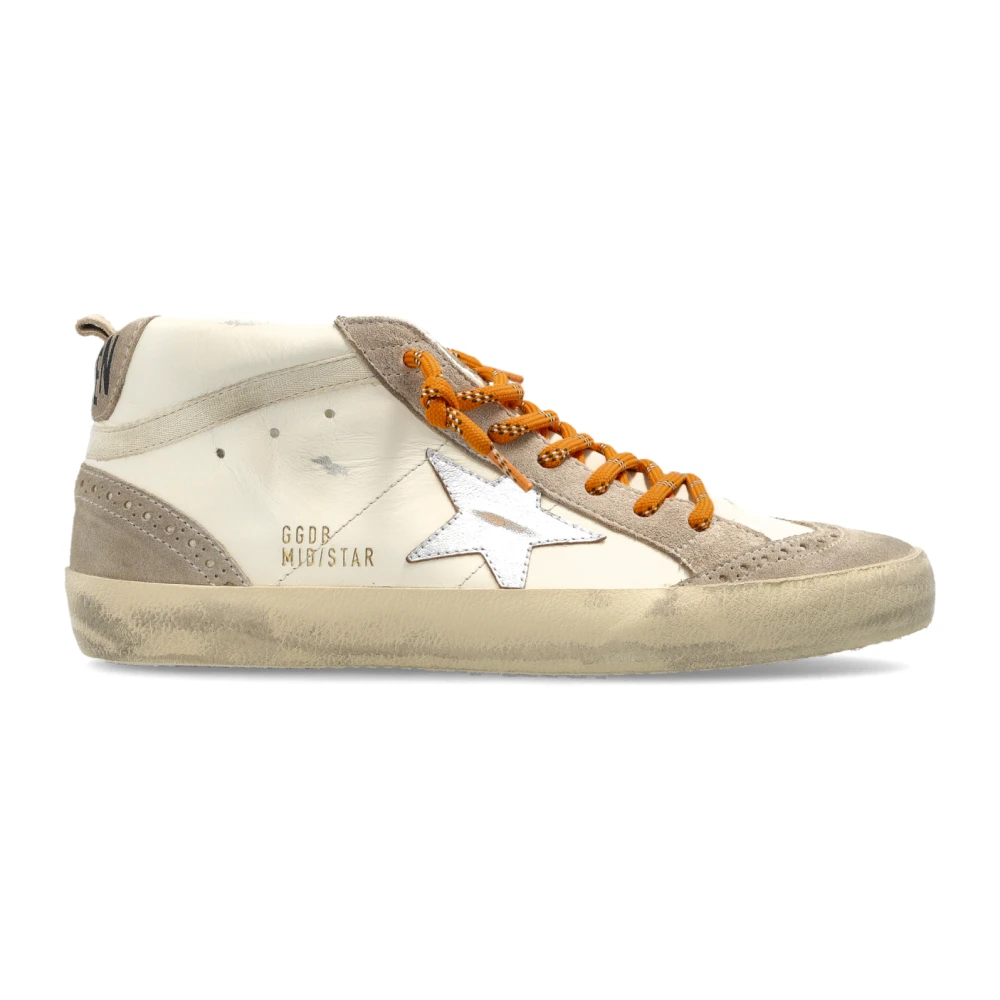 Golden Goose Donna Beige - Sneakers Mid Star - Shoes - 38 Eu