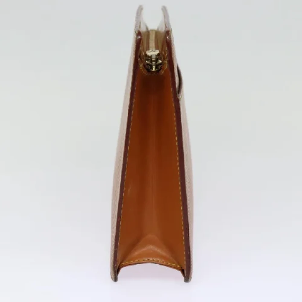 Louis Vuitton Vintage Pre-owned Leather clutches Brown Dames