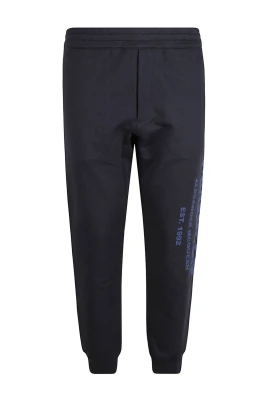 Blå Logo Bomull Sweatpants