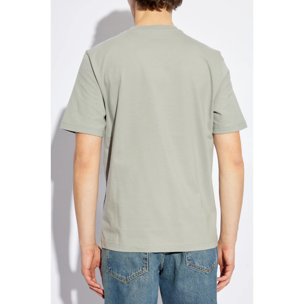 Diesel T-shirt T-Adjust-Bigoval Gray Heren