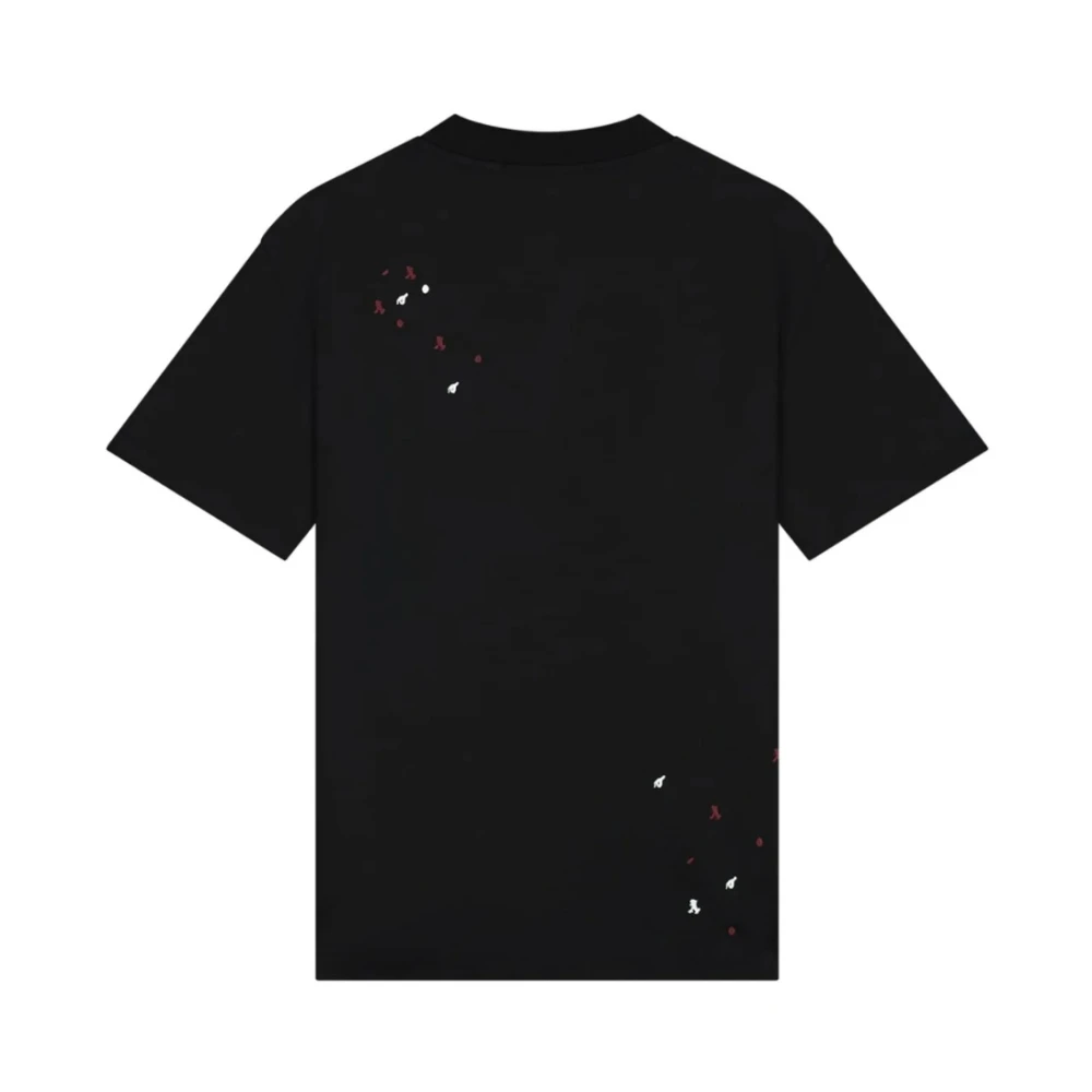 Malelions Zwart T-shirt Mm1-Aw24-19 Herenlions Black Heren