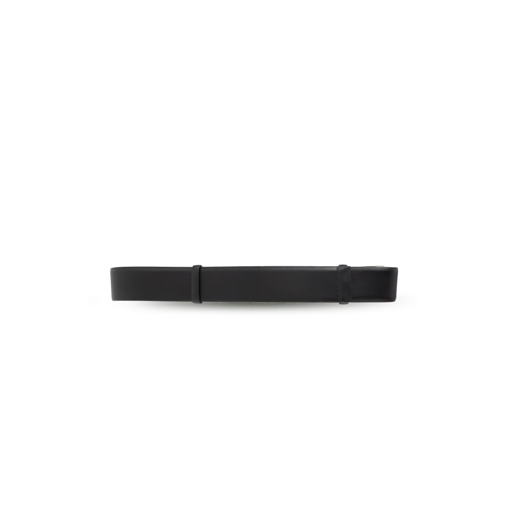 Salvatore Ferragamo Leren riem Black Dames