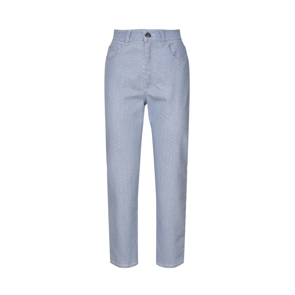 Genny Straight Jeans Blue Dames