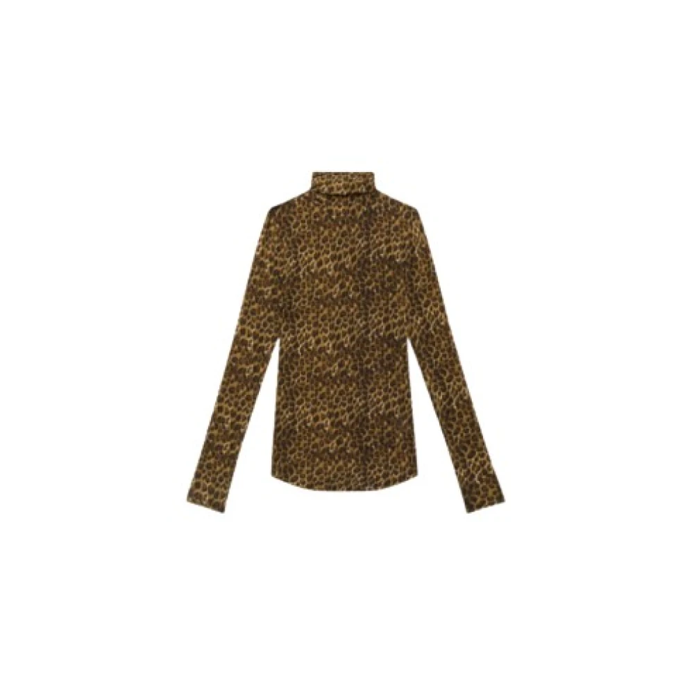 Isabel marant Luipaardprint Luxe Top Brown Dames