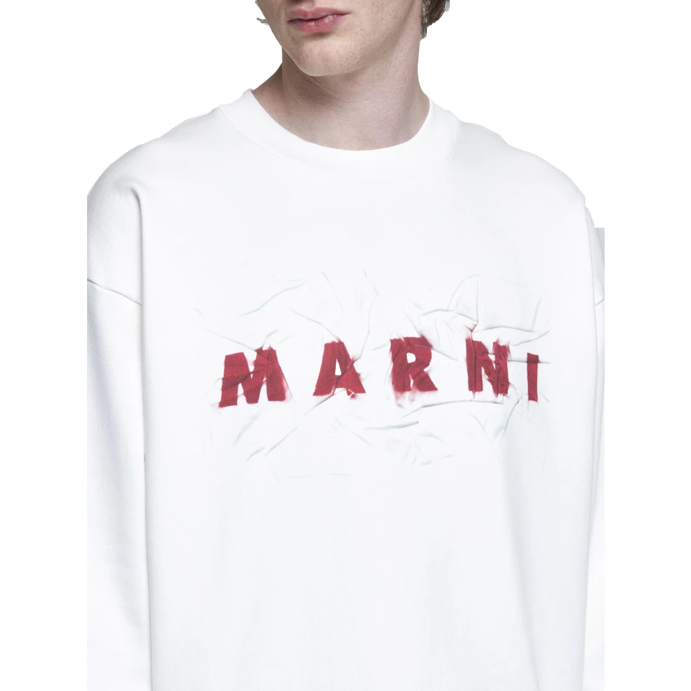 Marni Trendy Sweater Selection White Heren