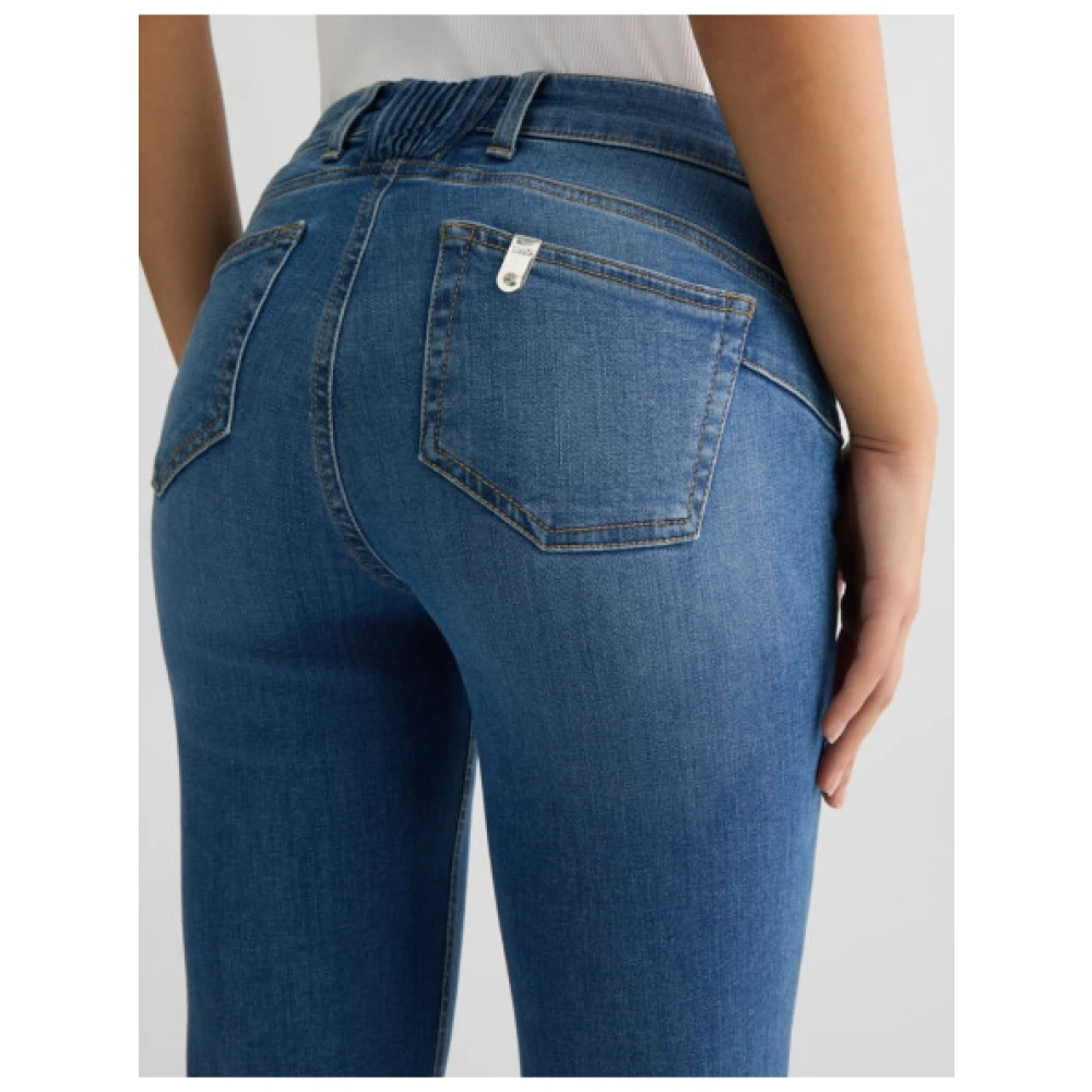 Liu Jo Flared Perfect Beat Jeans Blue Dames