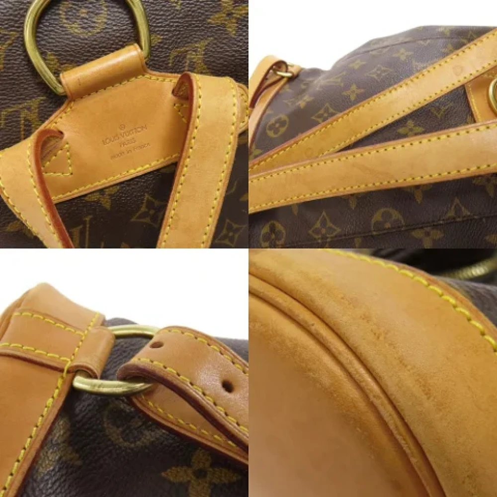 Louis Vuitton Vintage Pre-owned Canvas backpacks Brown Dames