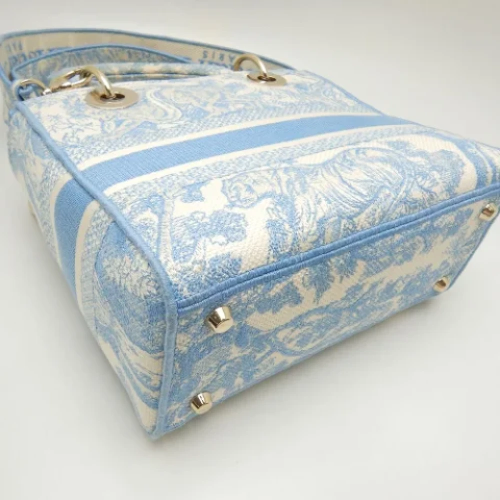 Dior Vintage Pre-owned Canvas dior-bags Blue Dames