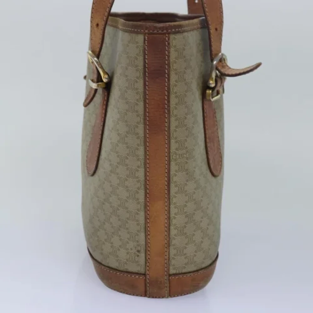 Celine Vintage Pre-owned Canvas celine-bags Beige Dames