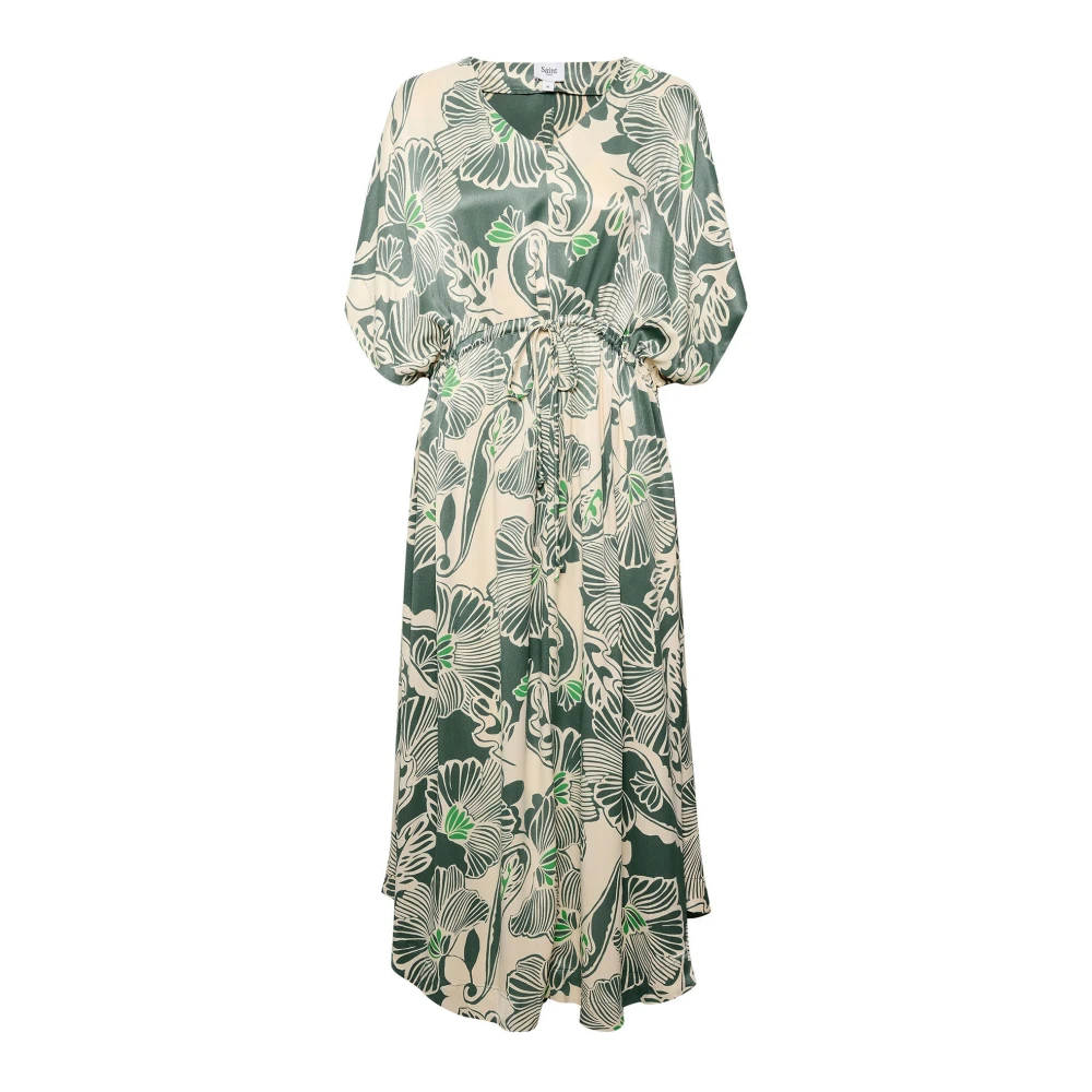 Saint Tropez Women's Multicolor Soft Flower Maxi Dress In Sagebrush - Midi Dresses - M - Dresses