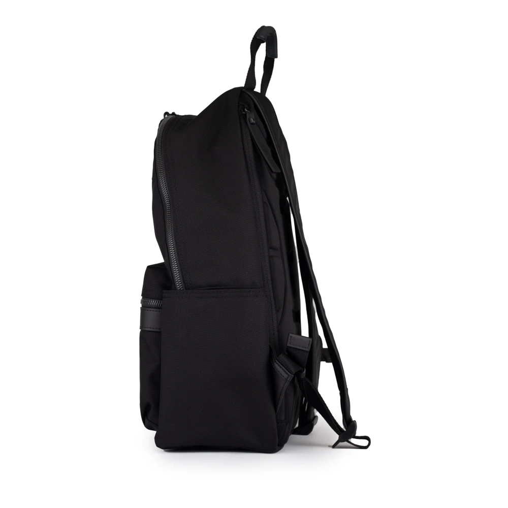 Premiata Zwarte gabardine heren rugzak Black Heren