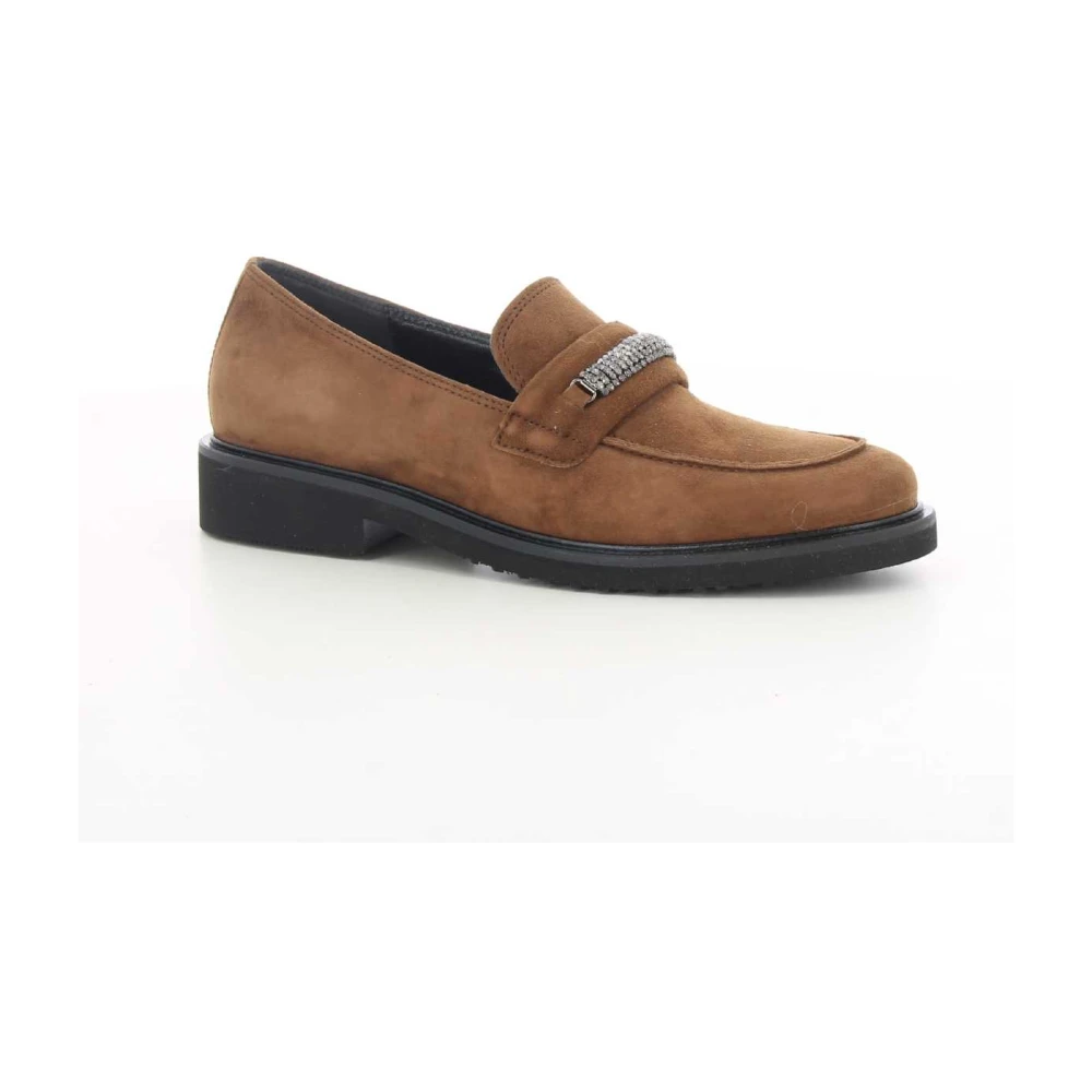 Gabor Cognac Loafers voor Dames Brown Dames