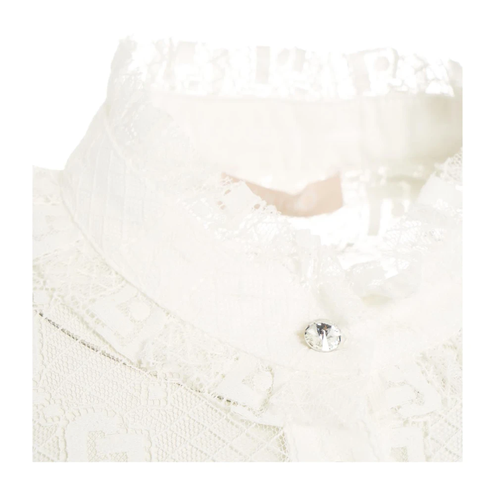 Liu Jo Witte Ss24 Damesoverhemd White Dames