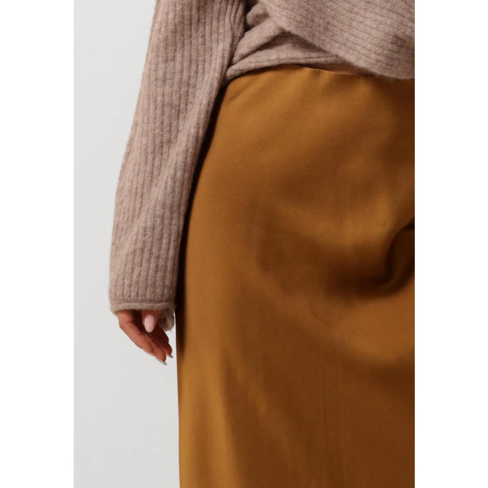 Bruuns Bazaar Elegante Roest Maxi Rok Brown Dames