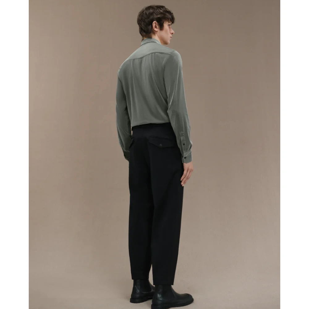 RRD Blauw Velvet Shirt met Delavé Effect Green Heren