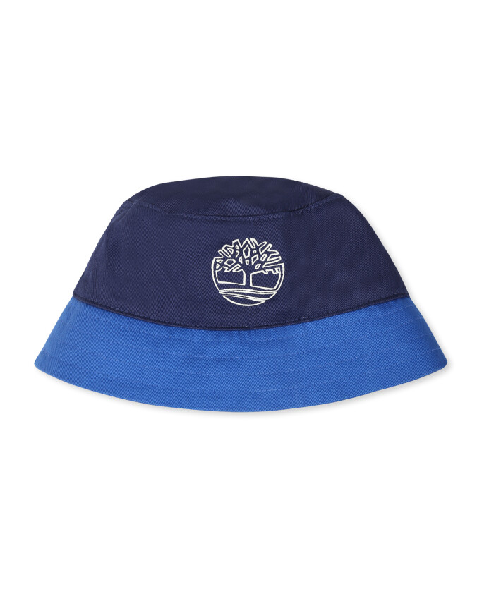 cloche-en-coton-bleu-reversible-avec-arbre