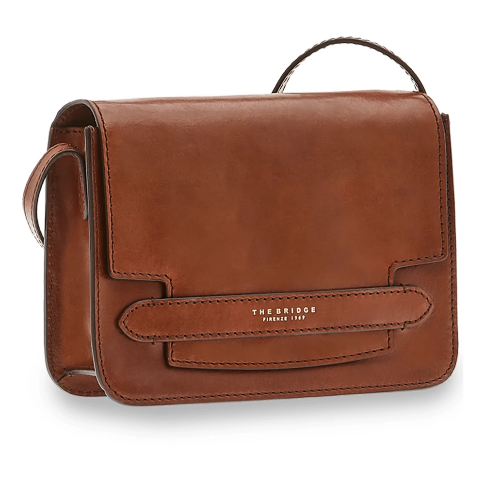 The Bridge Bruine Crossbody Tas Brown Dames