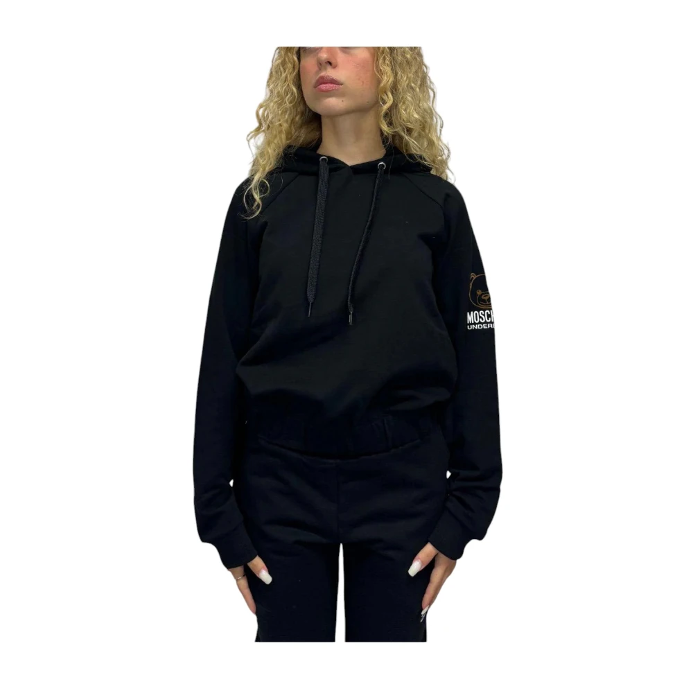 Moschino Stijlvolle Sweatshirt voor een Trendy Look Black Dames