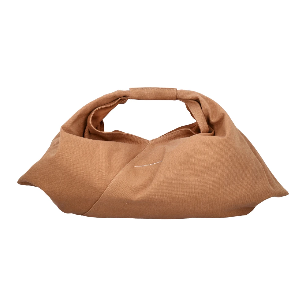 MM6 Maison Margiela Stijlvolle Handgemaakte Katoenen Handtas Beige Dames