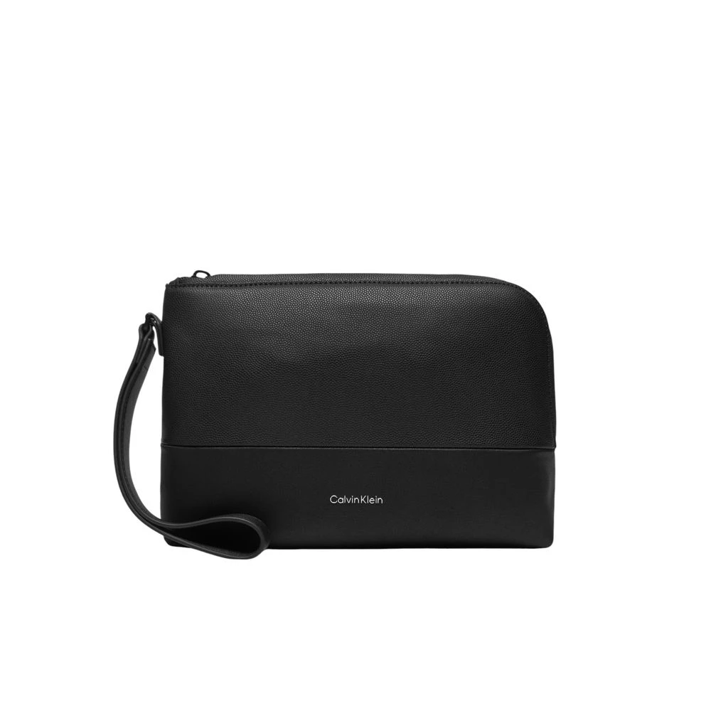 Calvin Klein Zwart gerecycled polyester reisset Black Heren