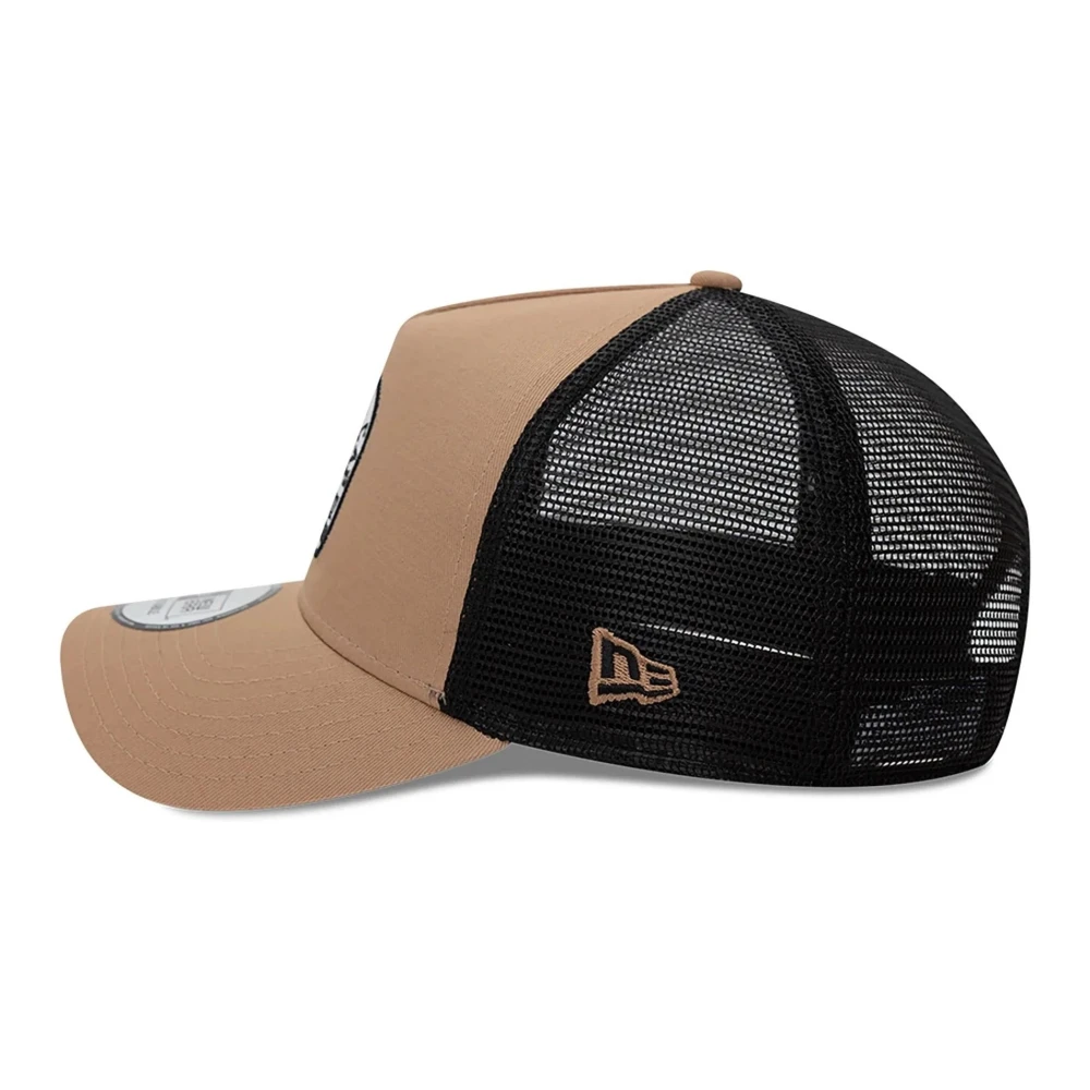 new era Beige State Patch Trucker Cap Beige Heren