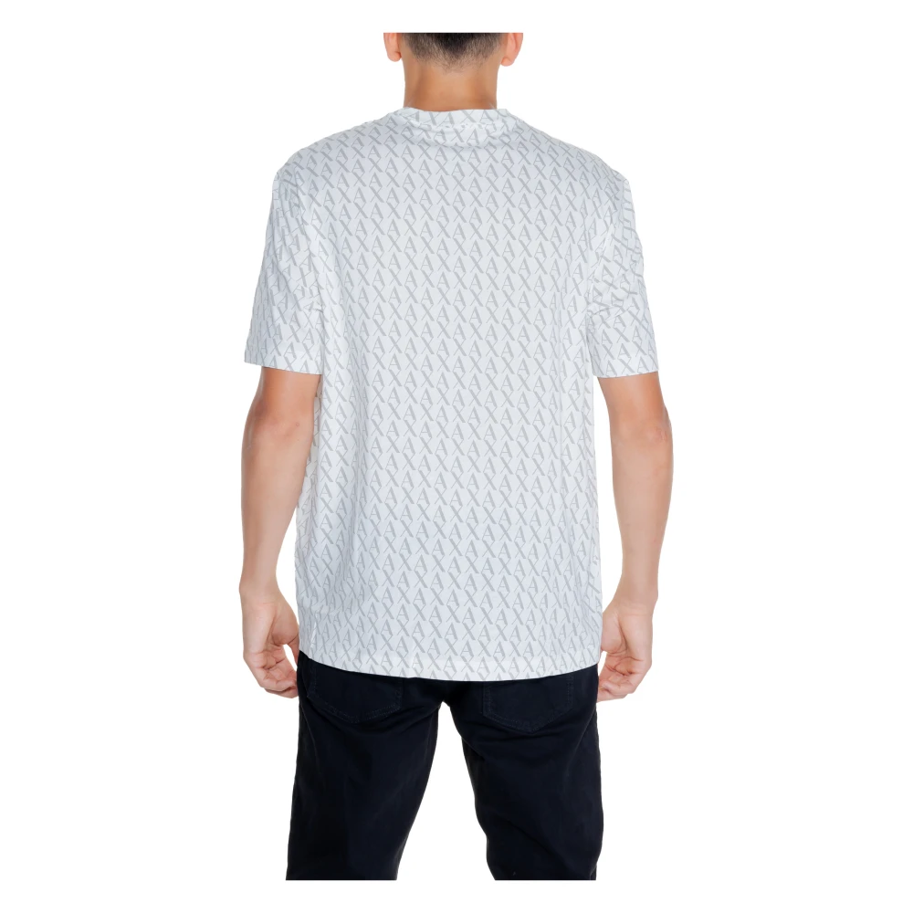 Armani Exchange Heren T-Shirt en Polo Collectie White Heren