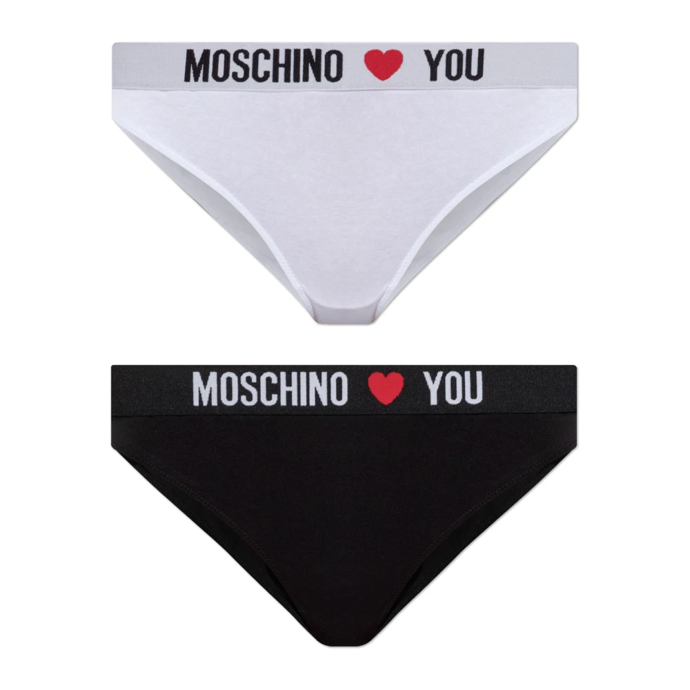 Moschino Damen Schwarz Unterwäsche, K, Sgröße:
