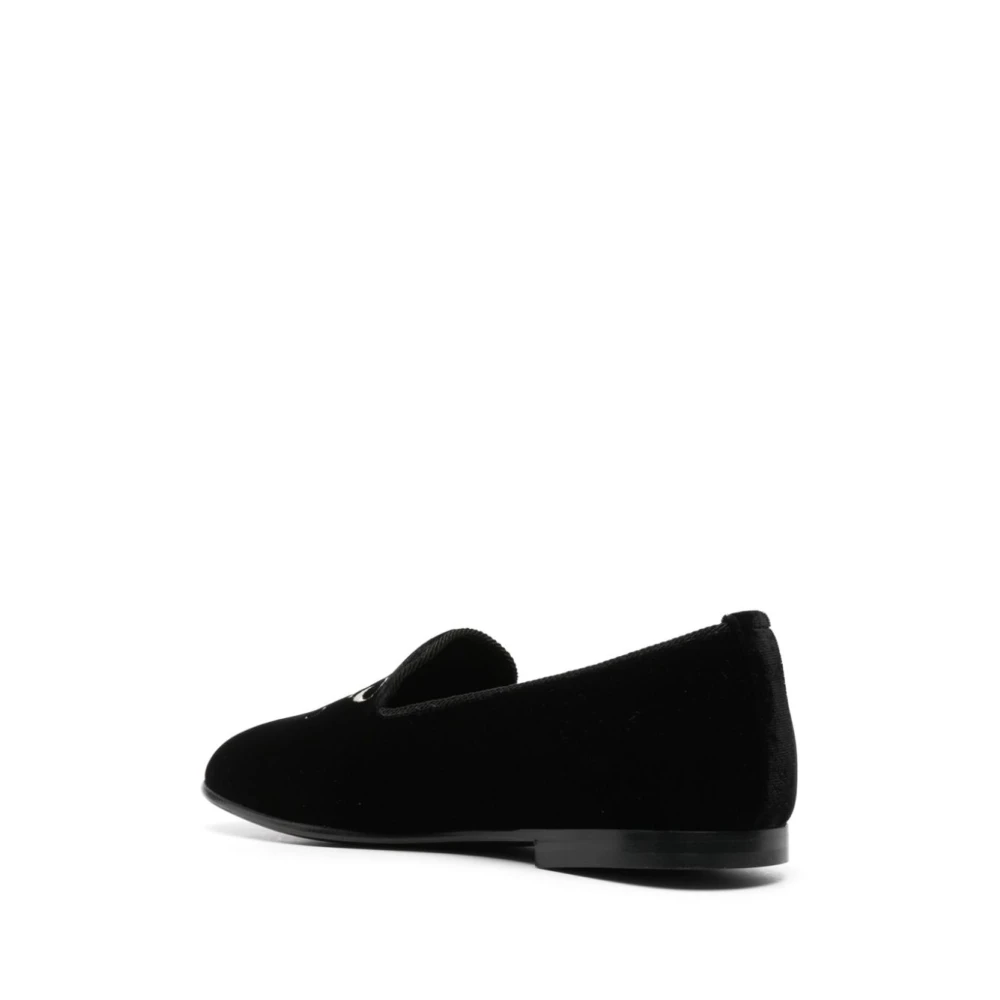 Palm Angels Zwarte platte schoenen Black Dames