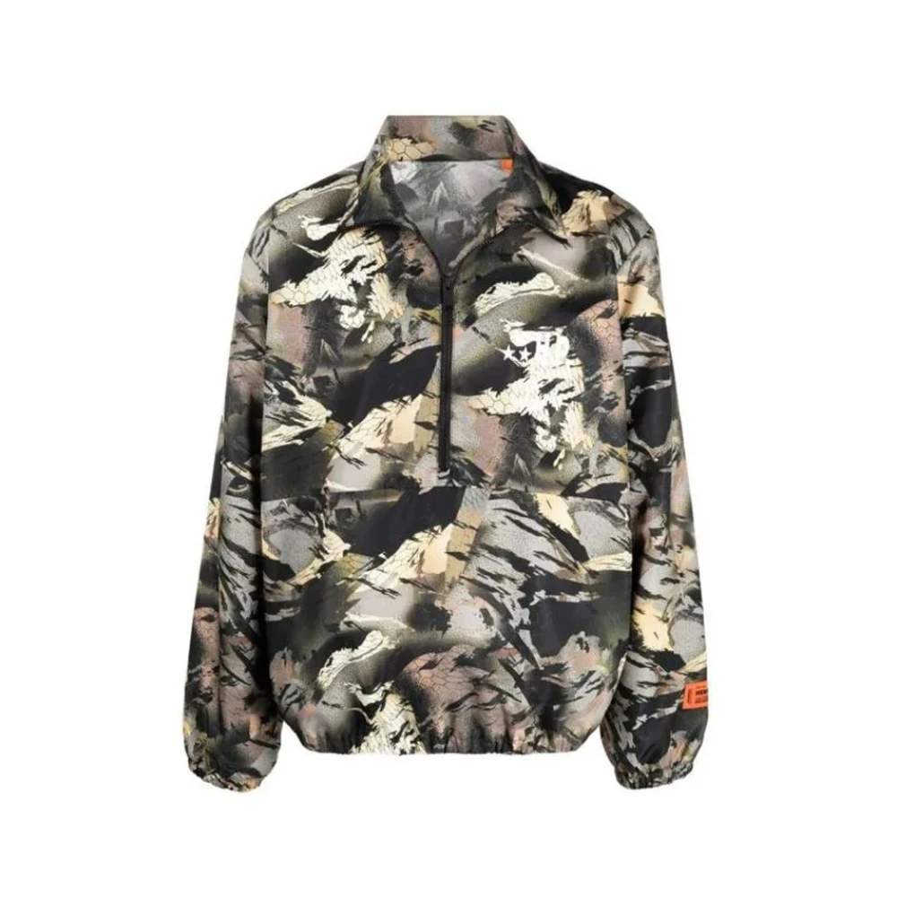 Heron Preston Men's Bicolor Polyamide Shell Jacket