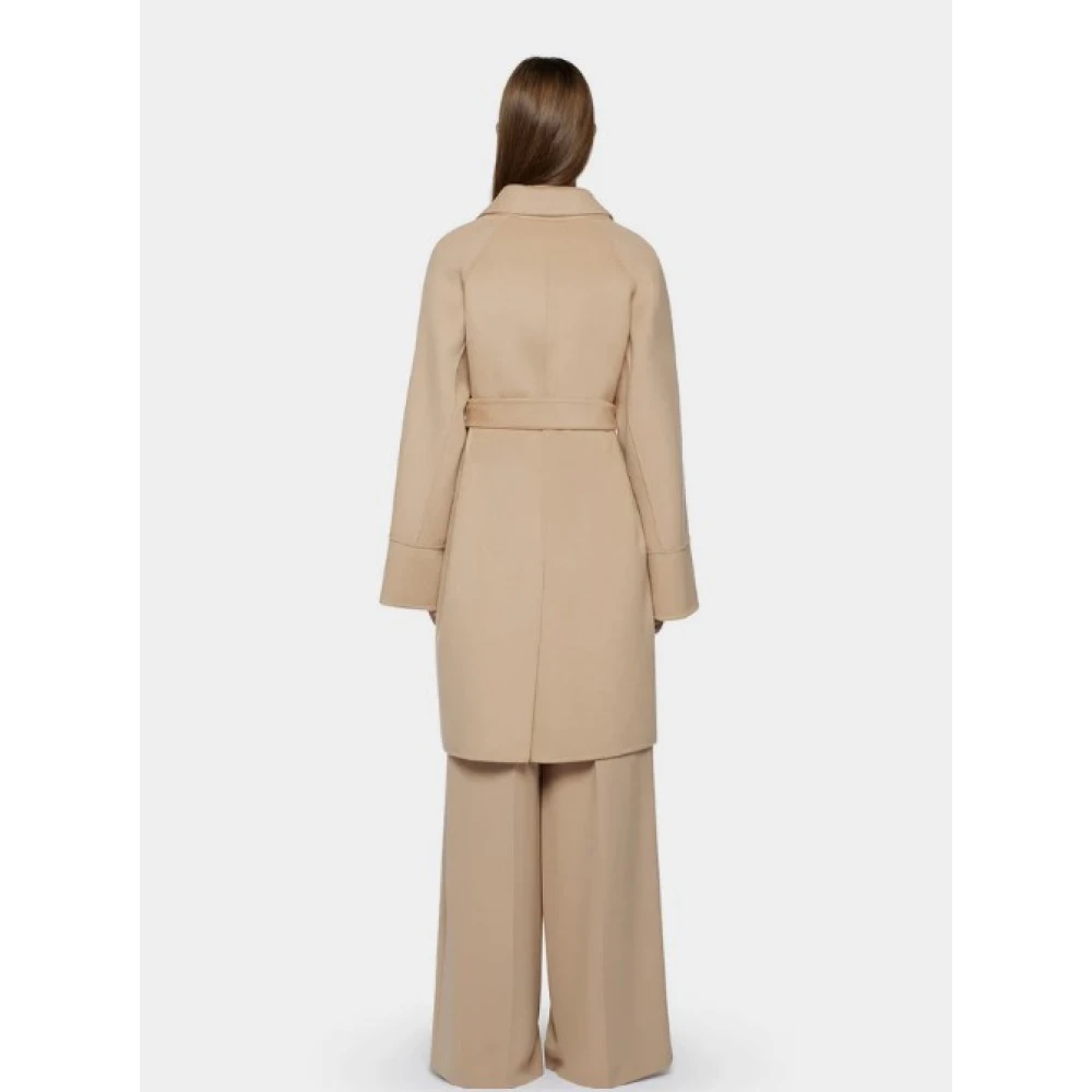 Simona Corsellini Elegante Jas Gewaad Stijl A24Cpcpv02 Brown Dames