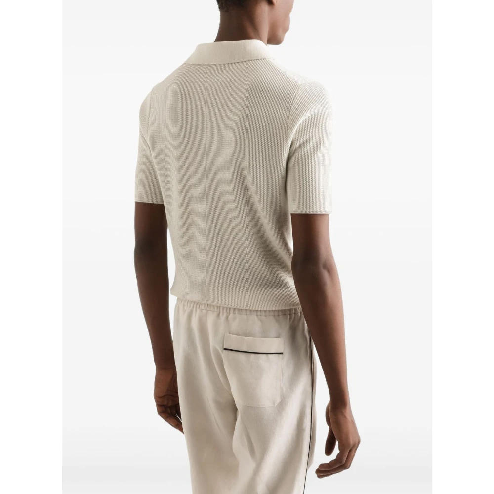 Dolce & Gabbana Witte Polo Shirts en Polos White Heren