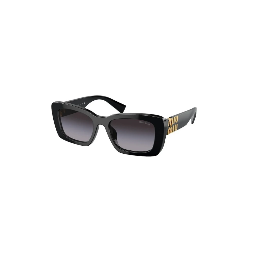 Miu Miu Women's Black Rectangle Grey Gradient Mu07ys - Image 11