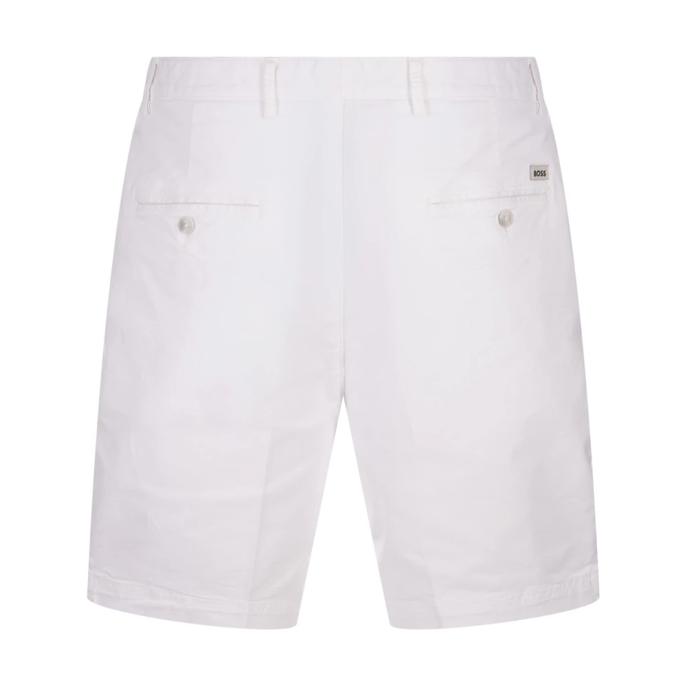 Hugo Boss Casual Shorts White Heren