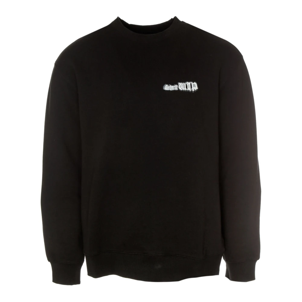 Carhartt WIP Grafische Print Sweatshirt Loose Fit Black Heren