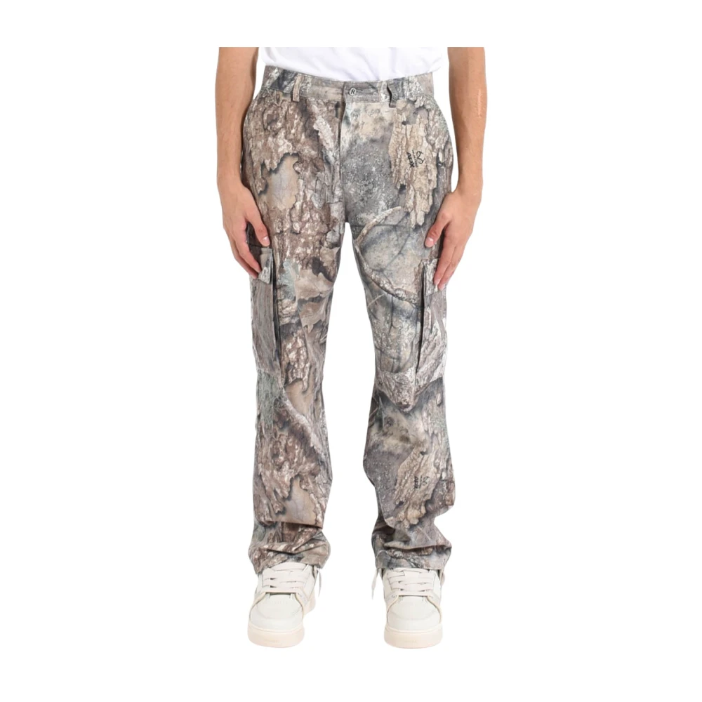 Represent Men's Green Realtree Camo Cargo Trousers - Image 4