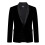 blazer-smoking-en-velours-noir
