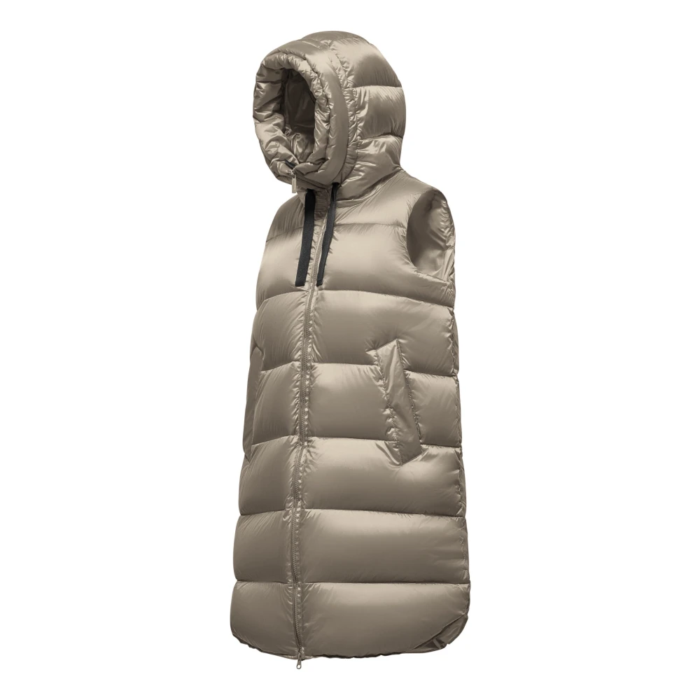BomBoogie Bright Nylon Down Vest Gray Dames