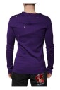pull-en-coton-violet-a-col-rond