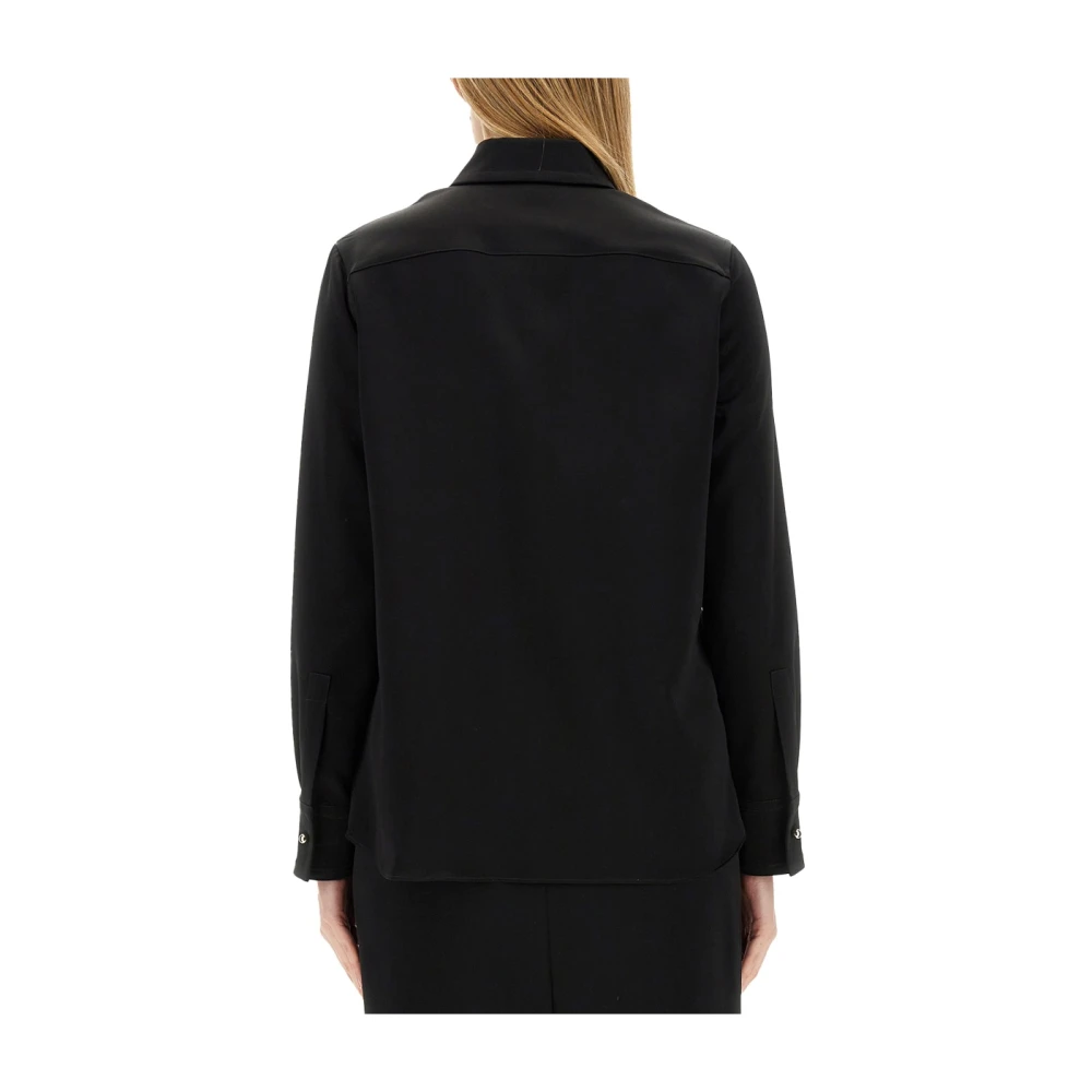 Lanvin Stijlvolle Crepe de Chine Blouse Black Dames