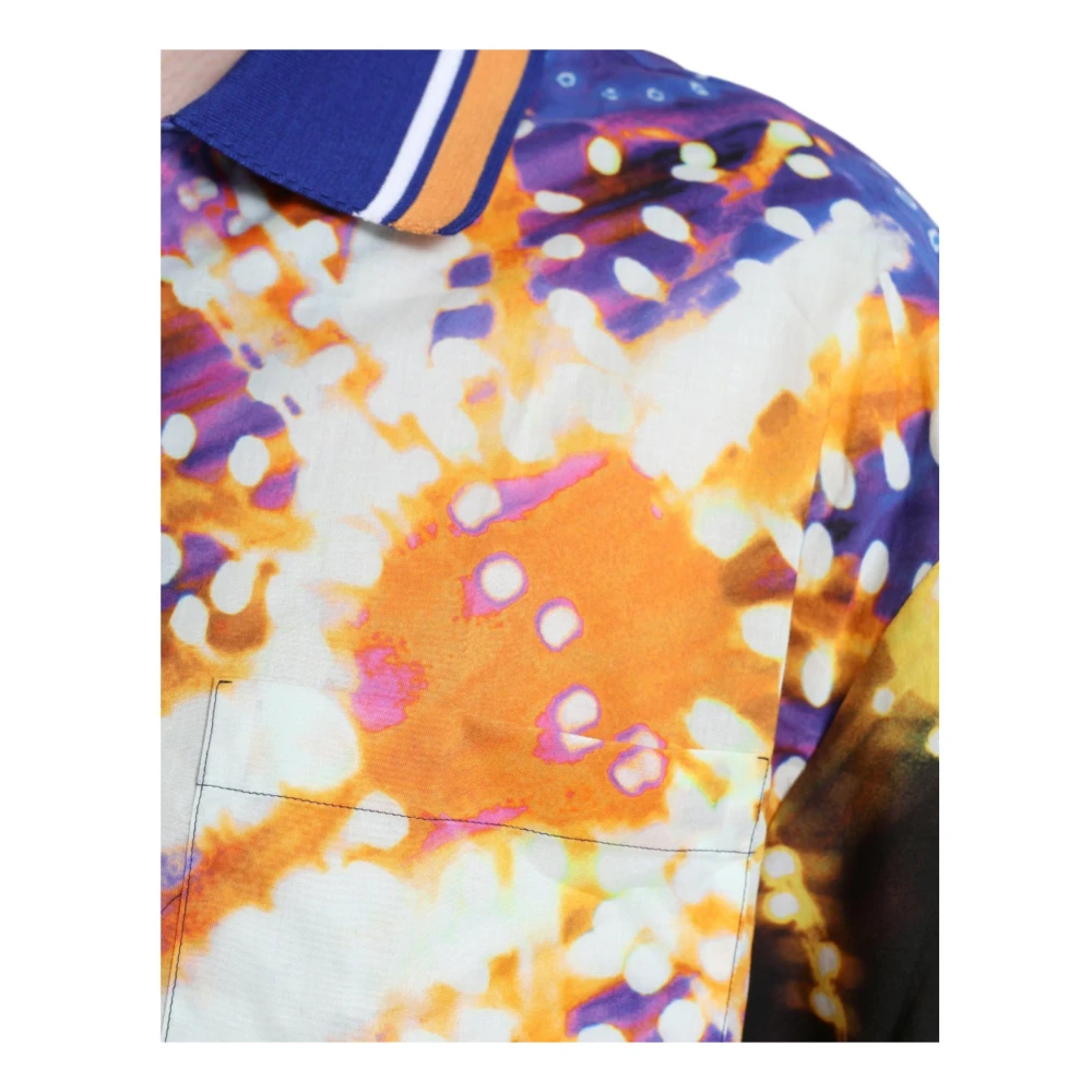 Dolce & Gabbana Multicolor Luminary Print Polo Shirt Multicolor Heren