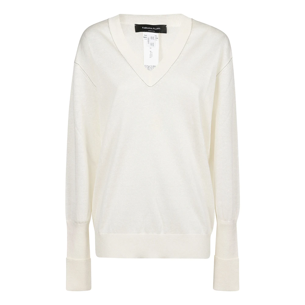 Fabiana Filippi Bianco Sweater White Dames