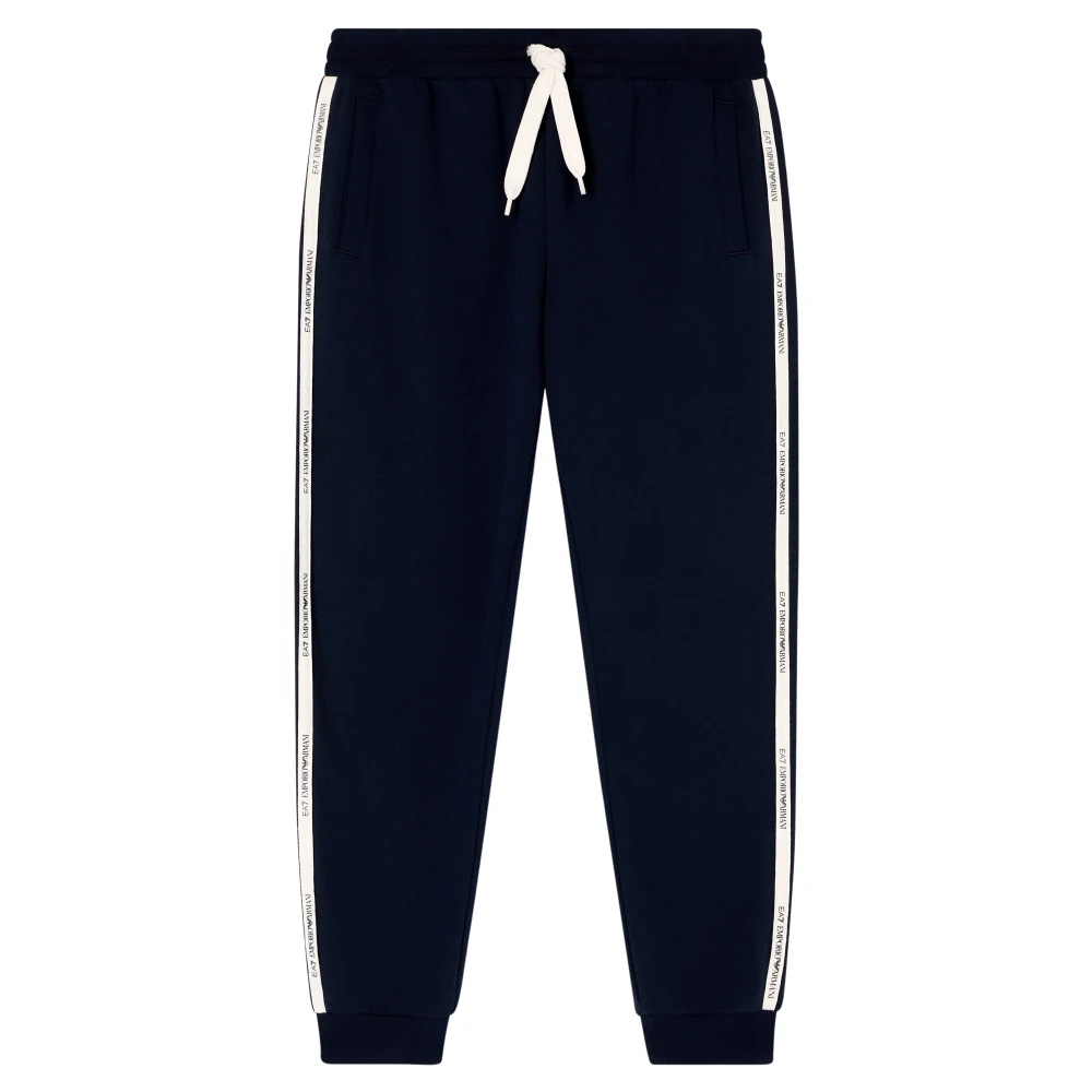 Emporio Armani Ea7 Homme Bleu Pantalons, Taille: L Pantalons De Survêtement