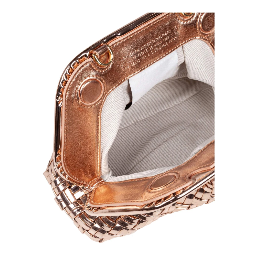 THEMOIRè Vegan Roze Gouden Clutch Tas Pink Dames