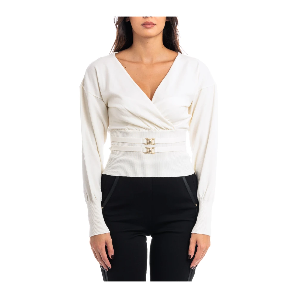 Simona Corsellini Viscose Blouse White Dames