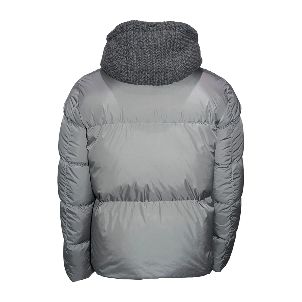 Herno Hybride Donsjas met Capuchon Gray Heren
