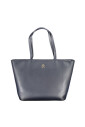 sac-a-main-en-polyester-bleu-avec-bretelles