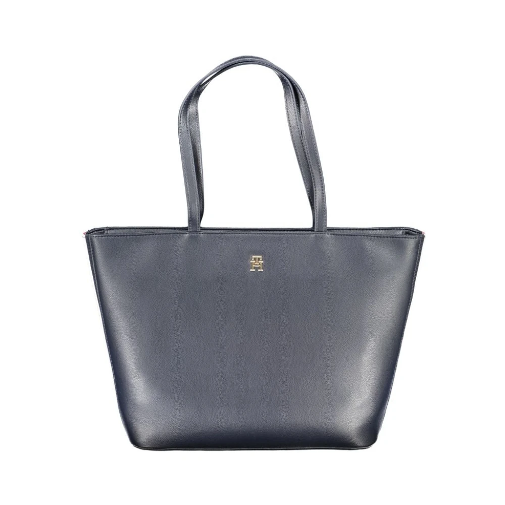 Tommy Hilfiger Blauwe Polyester Handtas met Schouderbanden Blue Dames